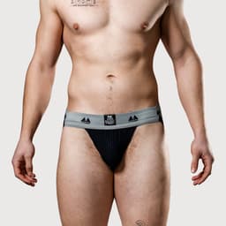 MM Sports Original Edition Swimmer/Jogger Jockstrap 2 inch Black - MAAT S - Heren Ondergoed - Jockstrap voor Man - Mannen Jock — thumbnail 7