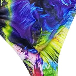 LekkerStout Heren String Tie-Dye - Multicolor - Sexy Herenondergoed - Maat M | ( LS247 ) — thumbnail 2
