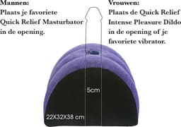 Quick Relief Hot Sex Pillow Official™ - Seksmeubels voor Vrouwen - Seksmeubel Mannen - Opblaasbaar seks kussen - met houder voor Masturbator, Dildo of Vibrator - Sekspoef - Seksaccessoire — thumbnail 3