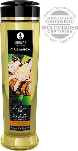 Shunga - Massage Olie Organica Zoete Amandel — thumbnail 1