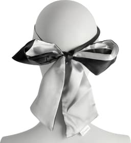 Banoch | Blinddoek Zwart/Wit - zacht 150 cm 8 cm breed — thumbnail 1