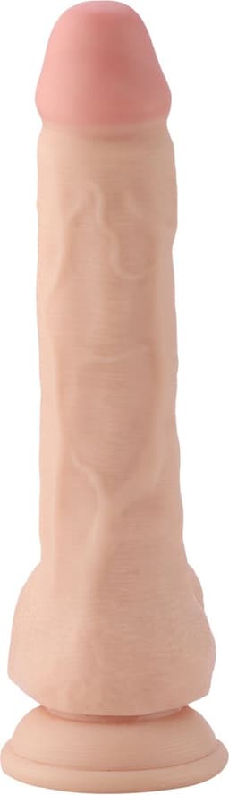 Dildo EZfunLok voor Auxfun Plus Seksmachine Beige 24 cm — thumbnail 1