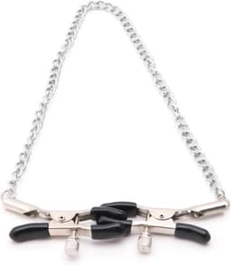New Age Devi - "Verwen je tepels: Tepelklemmen met Ketting, ca. 32cm!" — thumbnail 5