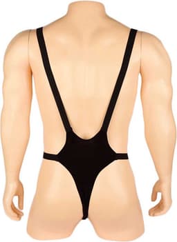 Erotische mankini lingerie - Heren bodysuit - Club kleding - Jarretel - Jockstrap - Backless - Sexy — thumbnail 4