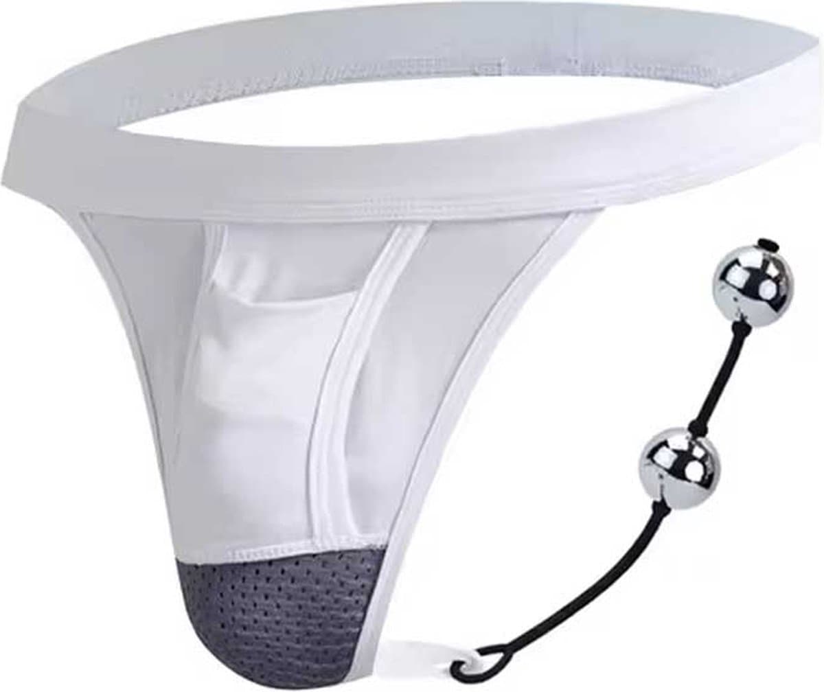 Porno slip voor heren - Inclusief anale plug - 2 Anale kralen - Erotische boxer — afbeelding 1