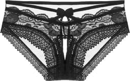 Open Sexy Heren Slip - Lingerie voor Mannen - Onderbroek - Ondergoed - Zwart — thumbnail 4
