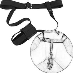 Verstelbare vibrator houder - Handsfree vibrator gebruiken - Harnas riem - Dildo houder - BDSM accessoires — thumbnail 1