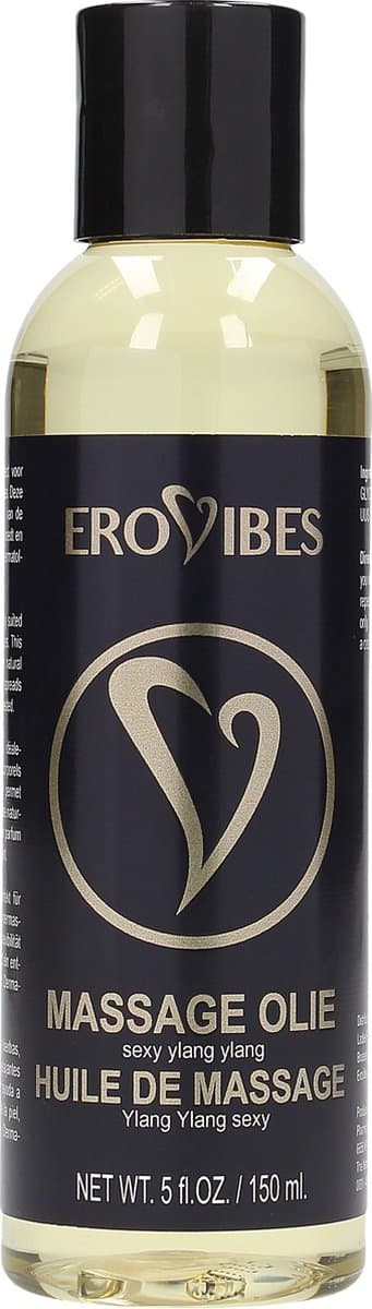 Erovibes – Massage Olie Ylang Ylang – 150 ml – Geproduceerd in Nederland — afbeelding 1