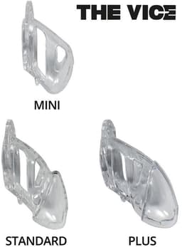 The Vice - Kuisheidskooi - Peniskooi - Chastity Cage - Transparant - Mini — thumbnail 5