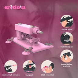 Reid Neukmachine met 8 Dildo’s voor Anale, Vaginale en Clitoris Stimulatie - Uitgebreide Fuck Machine voor Mannen en Vrouwen - 8 Sex Toys - Neuk machine - Fuckmachine - Seksmachine - Sexmachine - Discreet Verzonden — thumbnail 4