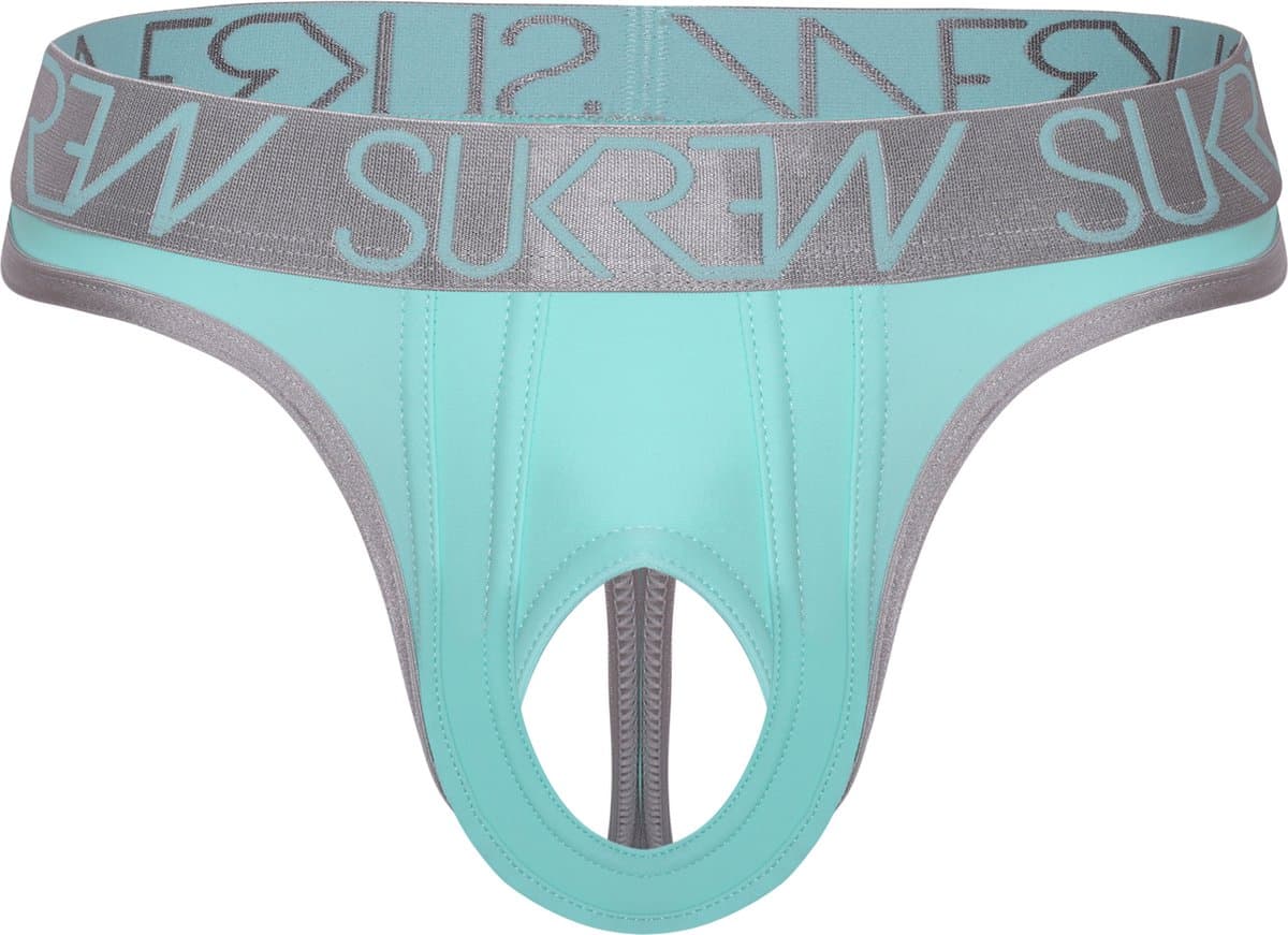 SUKREW U-Style Classic Thong Peppermint - MAAT S - Erotisch Heren Ondergoed - String voor Man - Sexy mannen String — afbeelding 1