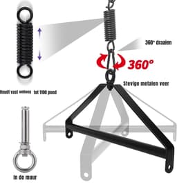 Aurixi® Sex Schommel - Sex Swing Extra Stevig – Seksschommel Met Blinddoek – Seksspeeltjes voor Koppel – Seks Schommel BDSM – Erotiek Toys - Sex Sling – Love Swing – Discreet Verpakt - - Zwart/Rood - 32cm x 25cm x 11cm ;2.75 kg — thumbnail 5
