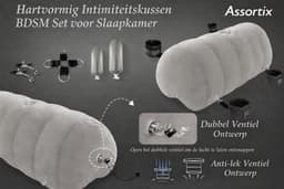 Assortix Premium Intimiteitskussen – Ergonomisch Design – Inclusief Accessoires & Pomp – Luxe Comfort & Ondersteuning — thumbnail 3