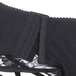 Zeloria Heren Jarretel Boxer Kant – Erotische Lingerie met Bandjes – Zwart – L – Exclusief Kousen — thumbnail 4