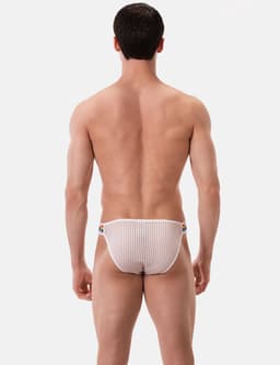 Barcode Berlin Pride Brief Regiro White - MAAT XL - Erotisch Heren Ondergoed - Slip voor Man - Sexy mannen Slip — thumbnail 3