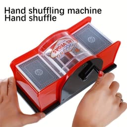 Livé® Zwarte Shuffling Machine – Duurzaam ABS – Zonder Batterij — thumbnail 2