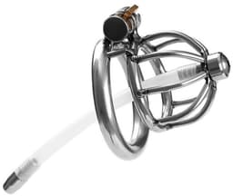 Nooitmeersaai - Kuisheidskooi met dilator - Metaal - 40mm - incl. slot — thumbnail 2