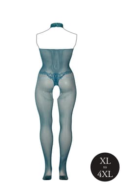 Visnet en Kant Bodystocking - Koninginneformaat — thumbnail 1