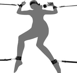 Quick Relief Bed Restraint™ - Bondage set Handboeien en enkelboeien bed - SM Bed Restraint Straps Handboeien - Bondage Sex — thumbnail 1