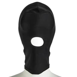 Banoch - Mask/1 hole Black - Spandex Masker - BDSM - Zwart — thumbnail 7