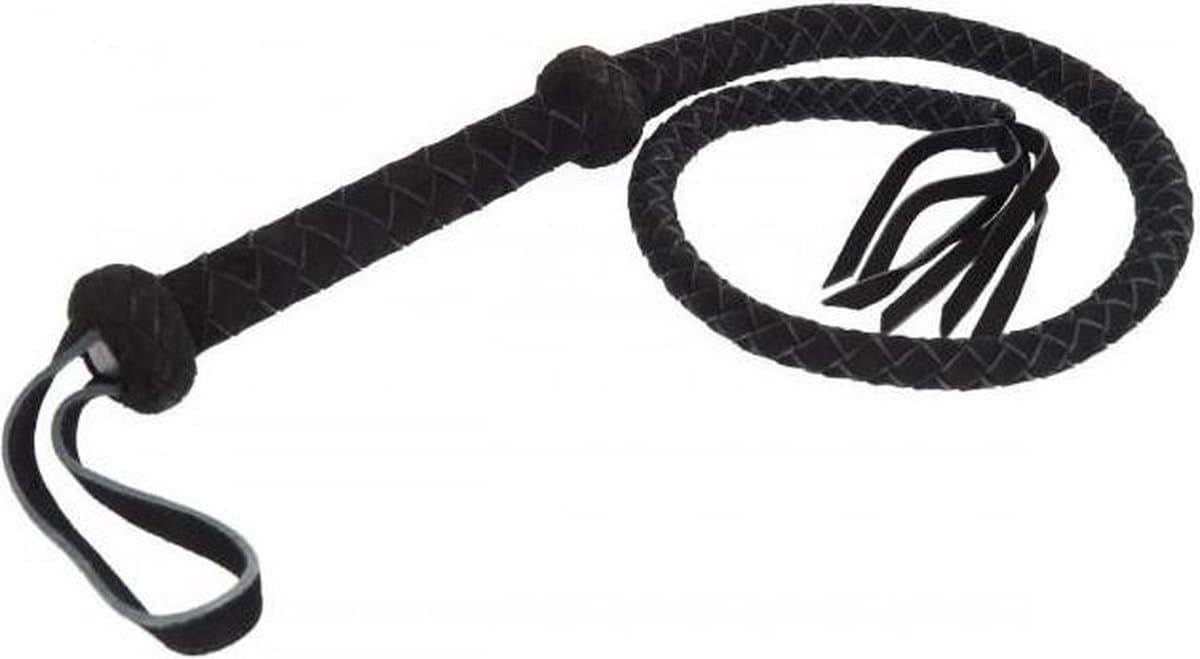 Rimba - Korte suède Bullwhip - Zwart — afbeelding 1