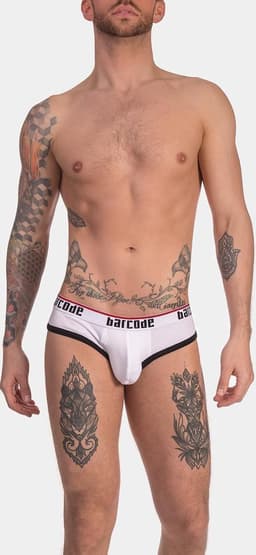 Barcode Berlin Maxime Backless Brief White - MAAT L - Erotisch Heren Ondergoed - Slip voor Man - Sexy mannen Slip — thumbnail 2