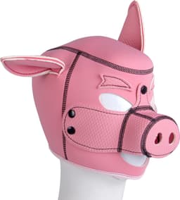 Banoch | Masker "Le Pig" | neopreen roze varkensmasker | varken BDSM — thumbnail 1
