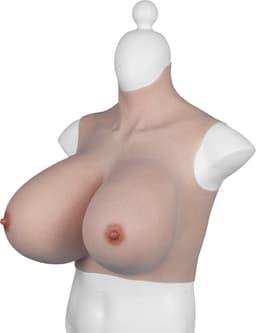 Siliconen Borstprothesen - CUP S - Wearable Borst - 100% hypoallergene medische siliconen - Grote borsten - Kunstmatige Nep Borst - Valse Borsten - Borst - Siliconen Huid - Bodysuit - Crossdresser - Transgender - Travestiet - Body4Everybody — thumbnail 5