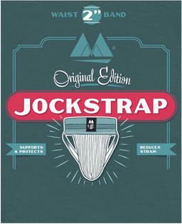 MM Sports Original Edition Swimmer/Jogger Jockstrap 2 inch Black - MAAT L - Heren Ondergoed - Jockstrap voor Man - Mannen Jock — thumbnail 5