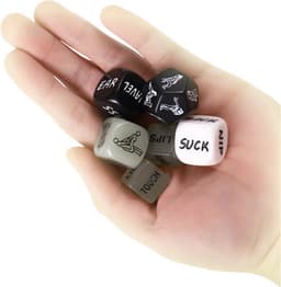 Sex dobbelstenen spel 6 stuks — thumbnail 2