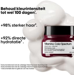 L’Oréal Professionnel Vitamino Color Spectrum Masker - Hydrateert en verzorgt - Kleurbescherming voor gekleurd haar - 250 ml — thumbnail 4
