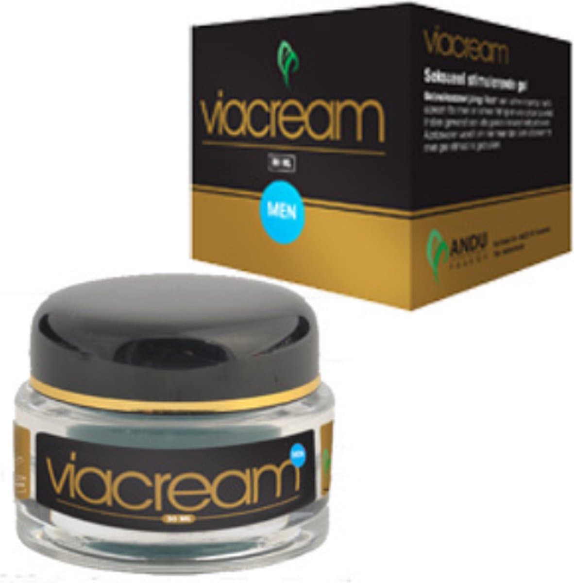 ViaCream Man - 30 ml - Glijmiddel — afbeelding 1