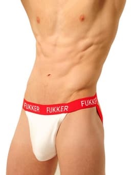 FUKKER Jockstrap – Rood/Wit – Maat XL — thumbnail 1