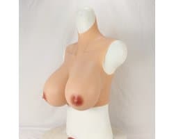 Siliconen Borsten- Breastplate- 100% siliconen- 5800 gram- Grote Borsten- Nep borsten- K cup- Cosplay- Travestie-Transgender