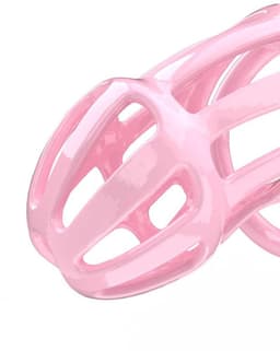 Rimba Toys - P-Cage PC02 - Kunststof Kuisheidskooi - Peniskooi - Chastity - Roze - Verkrijgbaar in 3 maten — thumbnail 5