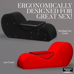 XR Brands AH096 - Love Couch - Red — thumbnail 13