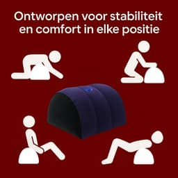 Sex Kussen - Opblaasbaar - Seks Stoel - Seks Kussen - Seks Pillow - met houder voor Sekstoy - Pleasure Pillow - Sexkussen — thumbnail 6