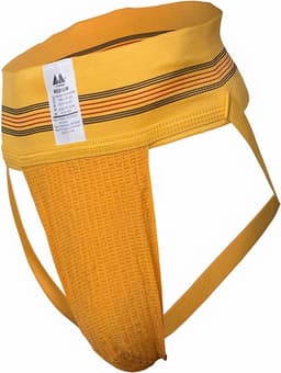 MM Sports The Original No. 10 Swimmer/Jogger Jockstrap 3 inch Yellow - MAAT XL - Heren Ondergoed - Jockstrap voor Man - Mannen Jock — thumbnail 1
