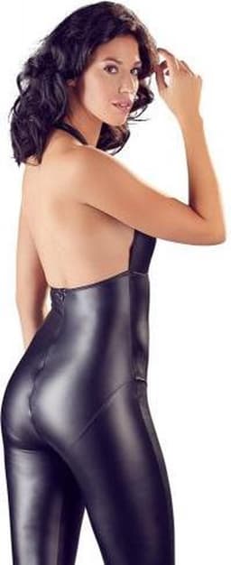 Cottelli Collection Sexy Wetlook Catsuit Met Open Kruisje — thumbnail 3