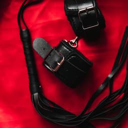 VIVIDIA Midnight Desire – Premium BDSM Bondage Set voor Koppels – Bondage Touw, Handboeien, Enkelboeien, Hogtie Straps, Tepelklemmen, Zweep, Kietelveer, Buttplug, Cockrings, Masker, Gag Ball & Halsband met Lijn – Sex Toys voor Mannen & Vrouwen — thumbnail 5