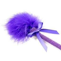 Oneay Zachte veren kietelaar – Erotisch accessoire voor kietelen en strelen – BDSM speelaccessoire – Paars — thumbnail 6