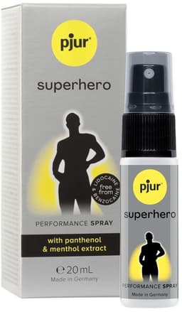 Pjur Superhero - Delayspray - Stel je Zaadlozing Uit - 20ml — thumbnail 1