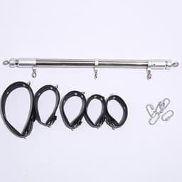 BDSM spreader bar - spreidstang verstelbaar met 4 handboeien - metaal - Cimejo® — thumbnail 5