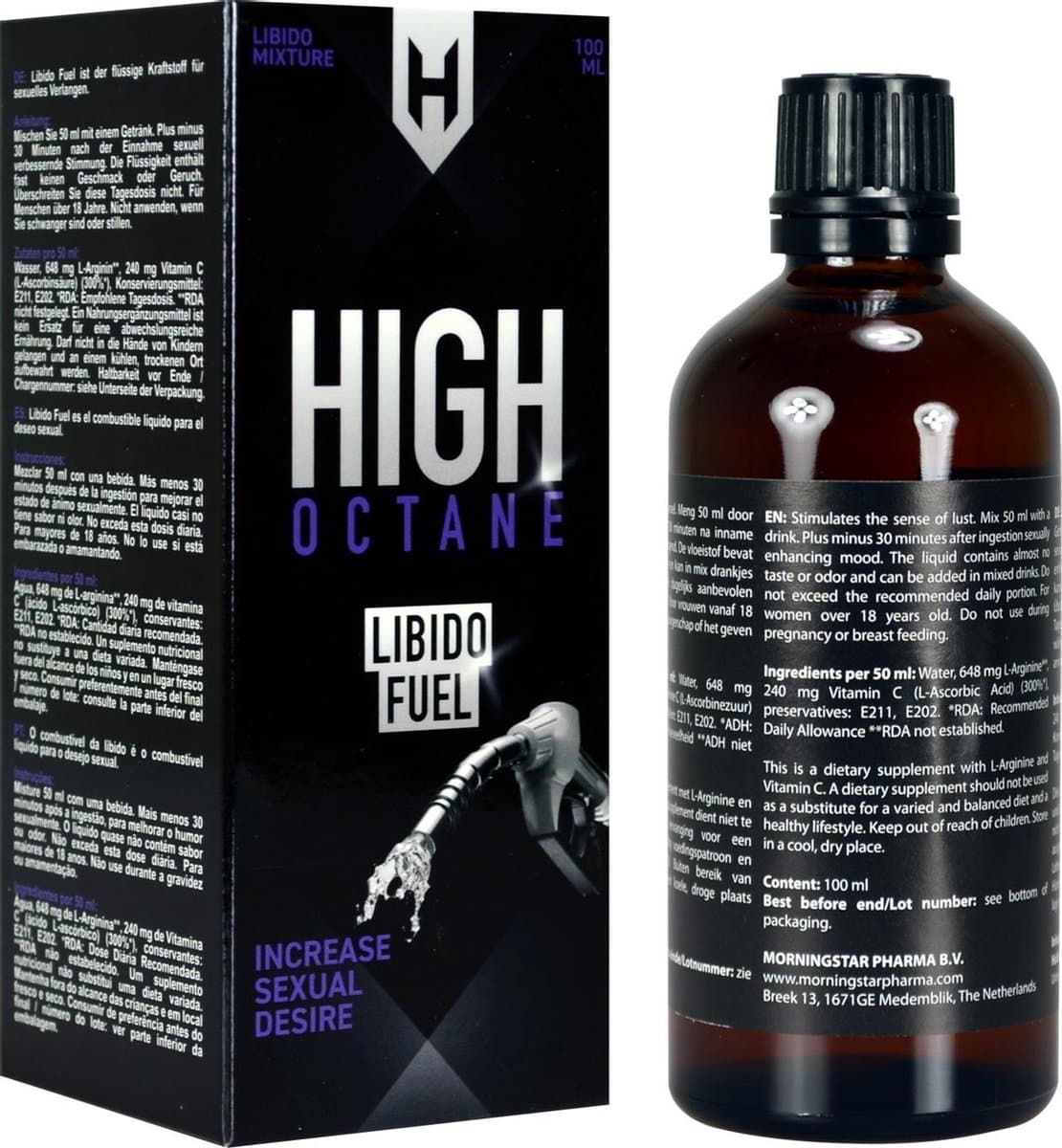 High Octane - Libido Fuel - Lustopwekker - 100 milliliter — afbeelding 1