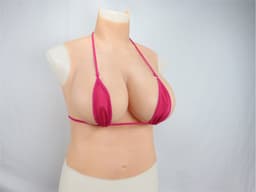 Siliconen Borstprothesen - D Cup - 100% hypoallergene medische siliconen - Navellengte - Wearable Borst - Kunstmatige Nep Borst - Valse Borsten - Borst - Siliconen Huid - Bodysuit - Crossdresser - Transgender - Travestiet - Body4Everybody — thumbnail 4