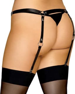 Obsessive Verstelbare Jarretelgordel Lakleer - Curvy — thumbnail 4
