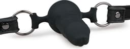 EasyToys - Ball Gag met Siliconen Bal - Duurzaam - BDSM - BDSM Toys - Sex Toys voor Vrouwen en Mannen - Mondknevel - Balgag - Erotisch Spel - Zwart — thumbnail 4