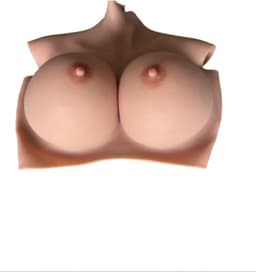 Siliconen borsten- H Cup- 7000 gram-Nep borsten- Plus Size- Travestie-Cosplay- L-XL maat-Crossdresser-Travestie-Breastplate-Big Boobs- — thumbnail 5