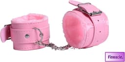 Finnacle - Erotische Lederen SM Bondage Sex Oogmasker Met Handboeien Blinddoek BDSM Party Vrouwen Masquerade Oog Maskers Speeltjes Voor Volwassenen Roze — thumbnail 2