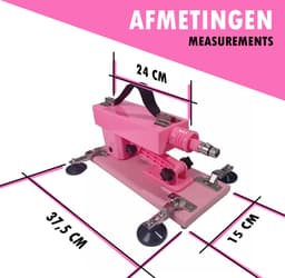 Darenci Dare Drill Pro – Volautomatisch Intimiteitshulpmiddel voor Mannen en Vrouwen – Complete Set – Stil & Krachtig – 100 % Discreet Verpakt en Verzonden – Roze — thumbnail 8